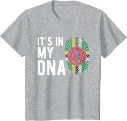 It's in my DNA Dominica Flag Dominican Gift T-Shirt