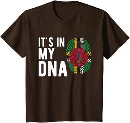 It's in my DNA Dominica Flag Dominican Gift T-Shirt
