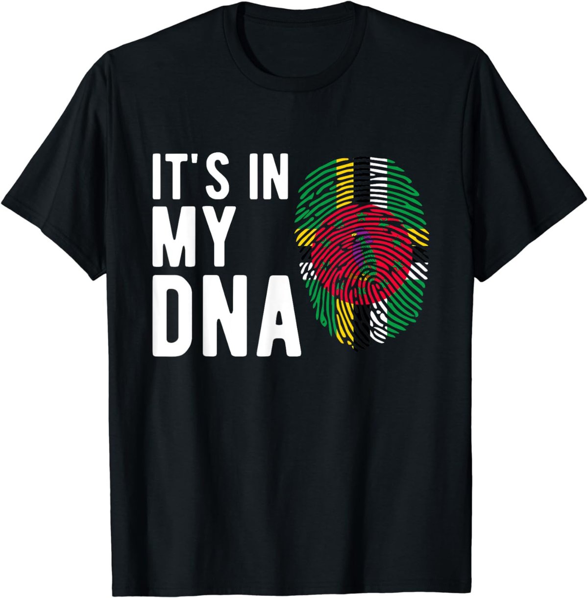 It's in my DNA Dominica Flag Dominican Gift T-Shirt