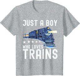 Funny Boys Just A Boy Who Loves Trains This Boy Loves Trains T-Shirt