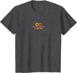 Infinity Divided By 21 Million Scarcity of Bitcoin T-Shirt