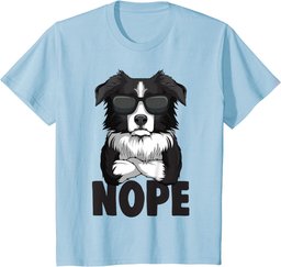 Border Collie Dog Kids Boys Women T-Shirt