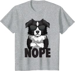 Border Collie Dog Kids Boys Women T-Shirt