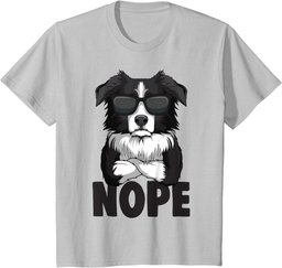 Border Collie Dog Kids Boys Women T-Shirt
