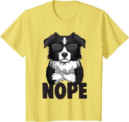 Border Collie Dog Kids Boys Women T-Shirt