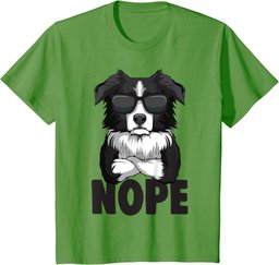 Border Collie Dog Kids Boys Women T-Shirt