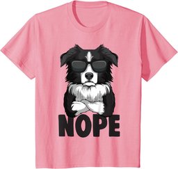 Border Collie Dog Kids Boys Women T-Shirt