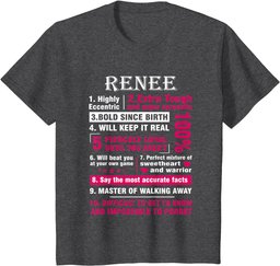 RENEE Highly Eccentric 10 Facts Shirt First Name shirt T-Shirt