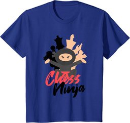 Chess Ninja Checkmate Master Chess Boys Girls T-Shirt