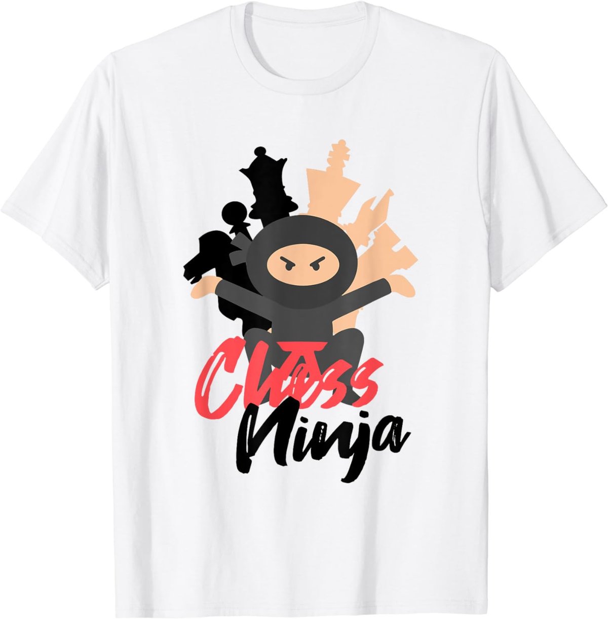 Chess Ninja Checkmate Master Chess Boys Girls T-Shirt