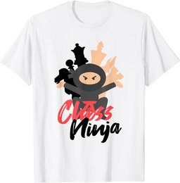 Chess Ninja Checkmate Master Chess Boys Girls T-Shirt