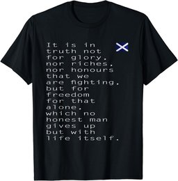 Men's Declaration of Arbroath - Scottish Independence T-Shirt