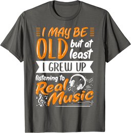 Jazz Band Musician I Grew Up Listening To Real Music T-Shirt