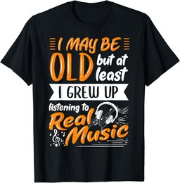 Jazz Band Musician I Grew Up Listening To Real Music T-Shirt
