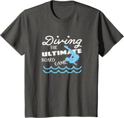 Funny Springboard Divers & Diving Board Game Gift Design T-Shirt