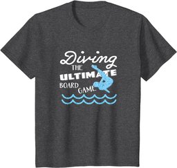 Funny Springboard Divers & Diving Board Game Gift Design T-Shirt
