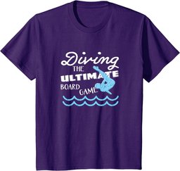Funny Springboard Divers & Diving Board Game Gift Design T-Shirt