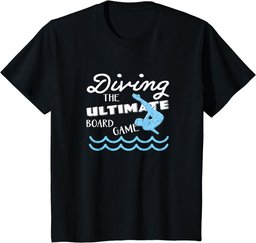 Funny Springboard Divers & Diving Board Game Gift Design T-Shirt
