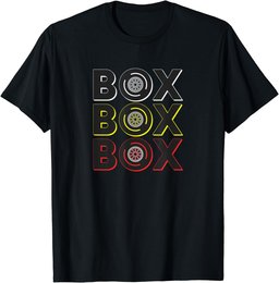 Formula Racing Car Box Box Box Radio Call To Pit Box T-Shirt