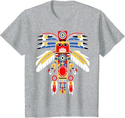 Abstract Thunderbird North American Indian Plains Art Style T-Shirt
