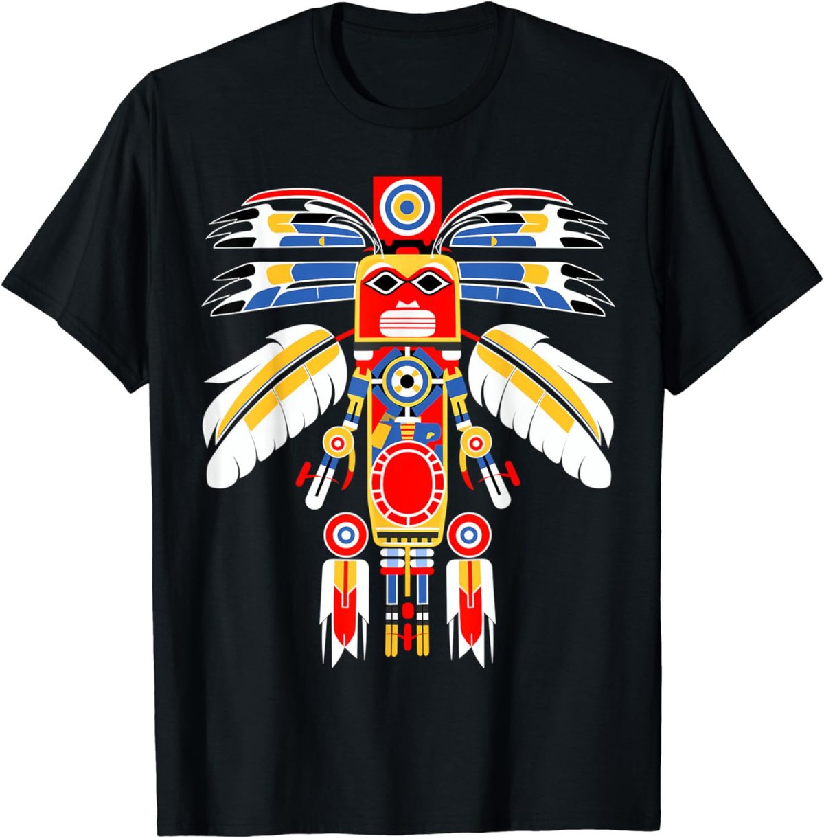 Abstract Thunderbird North American Indian Plains Art Style T-Shirt