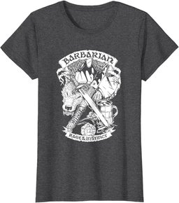 Fantasy Role-Playing Game (RPG) Barbarian T-Shirt