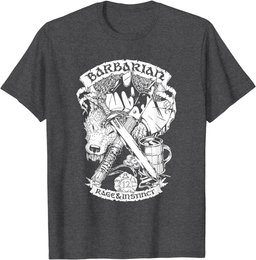 Fantasy Role-Playing Game (RPG) Barbarian T-Shirt