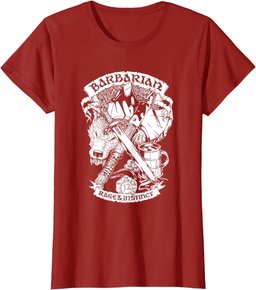 Fantasy Role-Playing Game (RPG) Barbarian T-Shirt