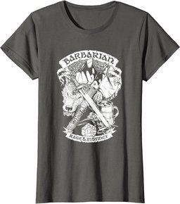 Fantasy Role-Playing Game (RPG) Barbarian T-Shirt
