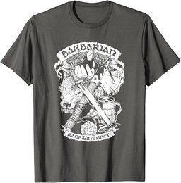 Fantasy Role-Playing Game (RPG) Barbarian T-Shirt