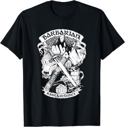 Fantasy Role-Playing Game (RPG) Barbarian T-Shirt