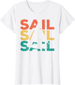 Retro Vintage Sailing Gift For Sailors & Skippers T-Shirt