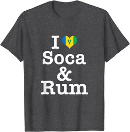 I love Soca and Rum! St Vincent T-Shirt
