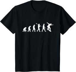 Funny Skateboard Skateboarding Shirt Evolution Of Man Fun T-Shirt