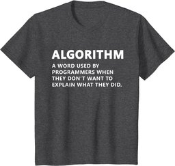 Funny Programmer Algorithm Noun Coding T-Shirt