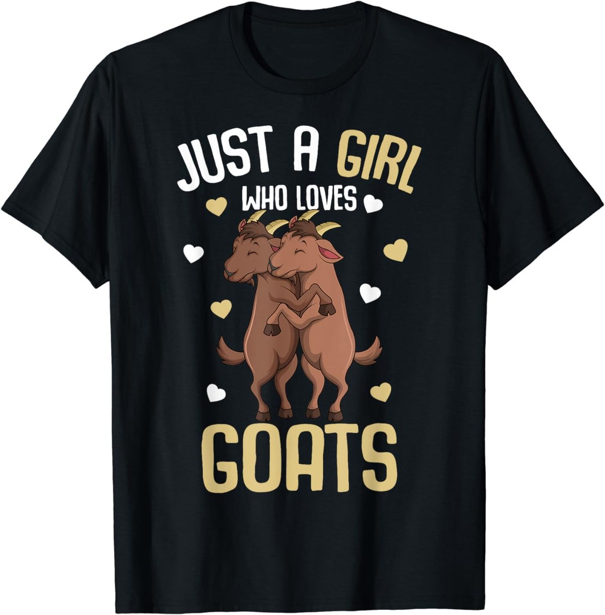 Just a Girl who loves Goats Farmers Goat Lover Kids Girls T-Shirt