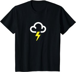 Lightening Weather Symbol T Shirt T-Shirt