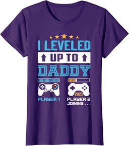 Vintage Leveled Up To Daddy Funny Promoted To Dad T-Shirt