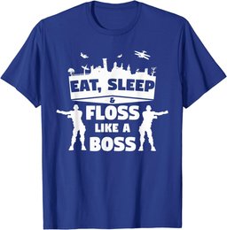 Floss Like A Boss T Shirt Floss Dance Gaming Battle Royale T-Shirt