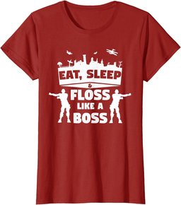 Floss Like A Boss T Shirt Floss Dance Gaming Battle Royale T-Shirt