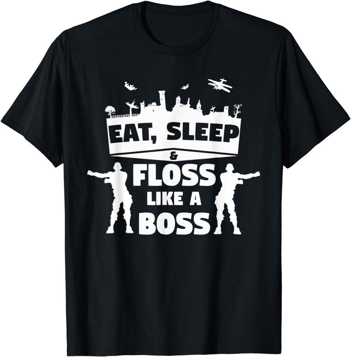 Floss Like A Boss T Shirt Floss Dance Gaming Battle Royale T-Shirt