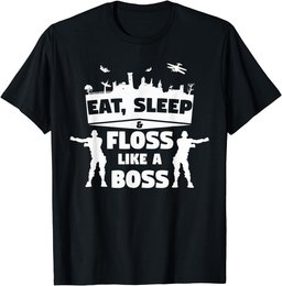 Floss Like A Boss T Shirt Floss Dance Gaming Battle Royale T-Shirt