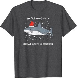 Christmas Shark Santa Hat |Xmas Santa Jaws |Funny Shark Pun T-Shirt