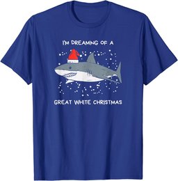 Christmas Shark Santa Hat |Xmas Santa Jaws |Funny Shark Pun T-Shirt