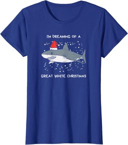 Christmas Shark Santa Hat |Xmas Santa Jaws |Funny Shark Pun T-Shirt