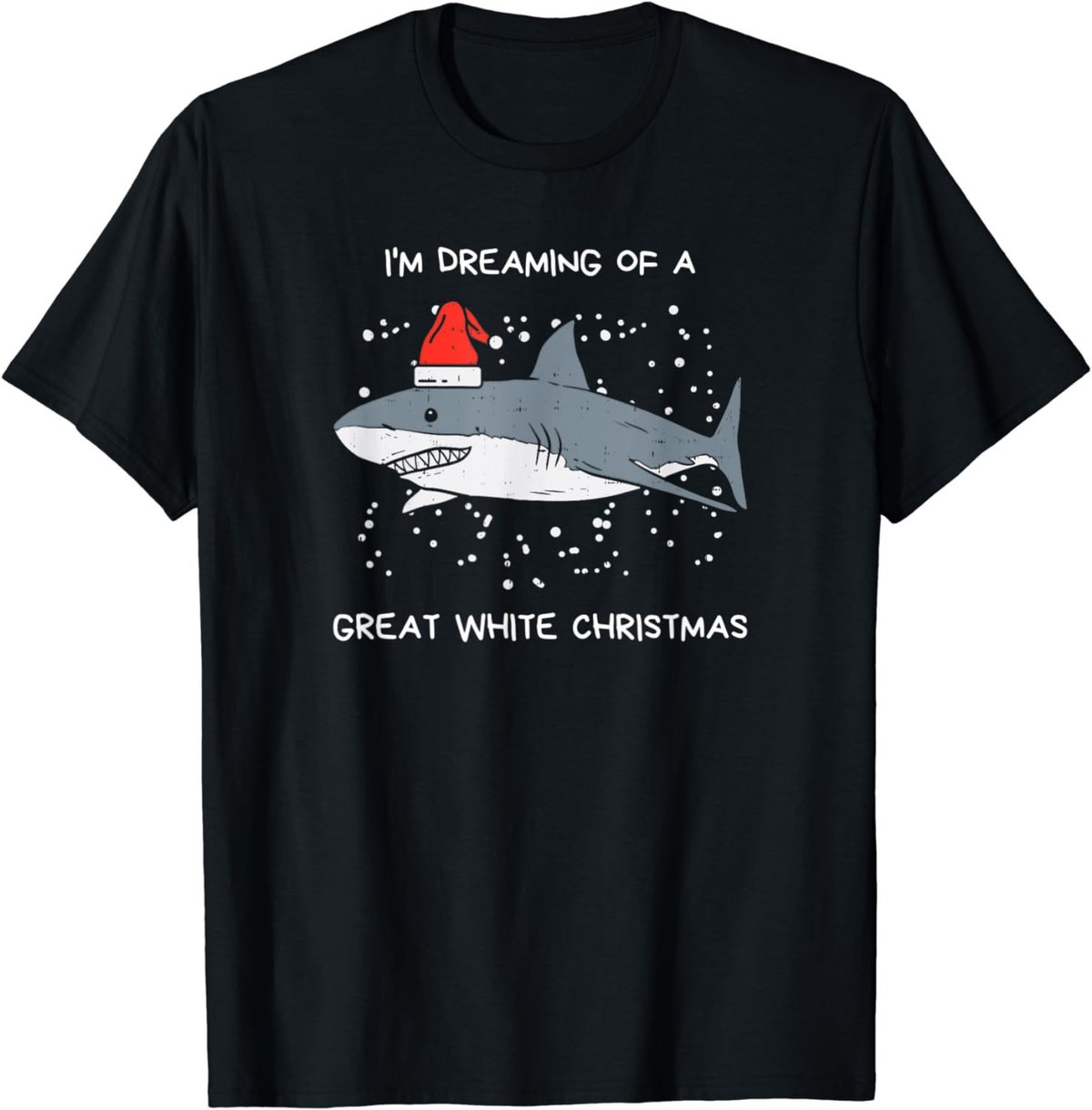 Christmas Shark Santa Hat |Xmas Santa Jaws |Funny Shark Pun T-Shirt