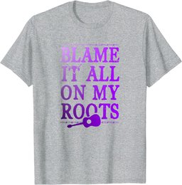 Blame It All On My Roots With Guitar T-Shirt