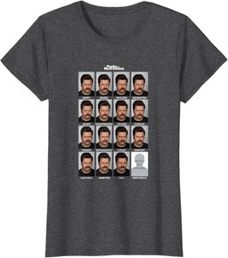 Parks & Recreation Many Faces of Ron T-Shirt
