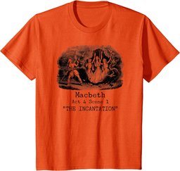 Three Witches Incantation Macbeth Shakespeare Literature T-Shirt