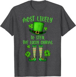 Patrick's Day Most Likely To Steal The Lucky Charms Matching T-Shirt